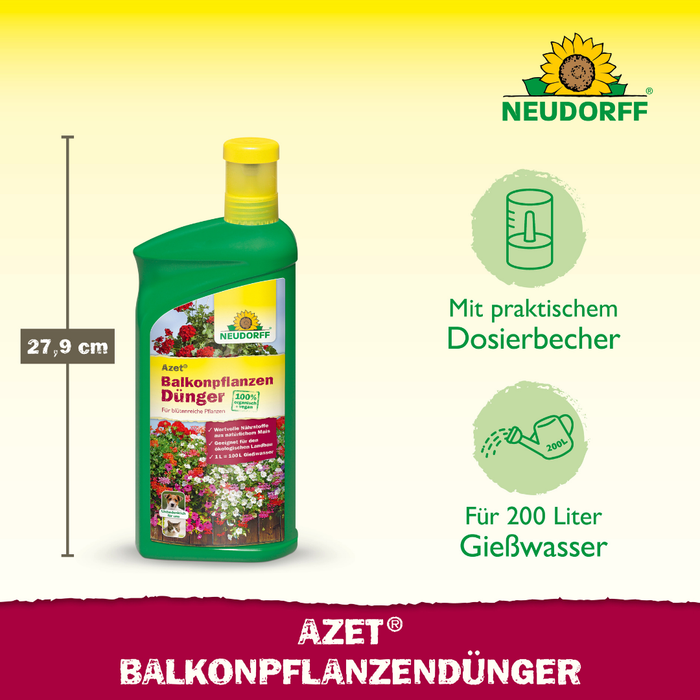 Neudorff Azet fertilizzante per piante da balcone
