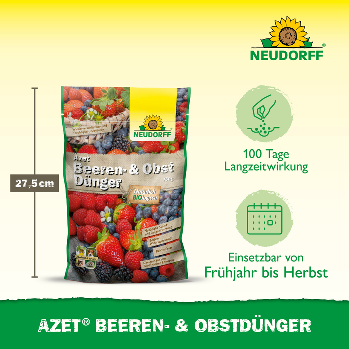 Neudorff Azet Fertilizzante per bacche e frutta 750 g