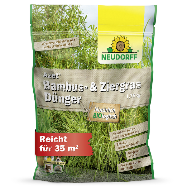Fertilizzante Neudorff Azet per bambù ed erba ornamentale - Silberkraft
