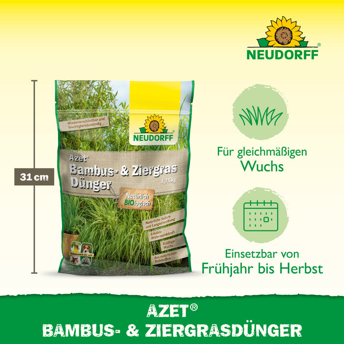 Neudorff Azet Fertilizzante per bambù e erba ornamentale