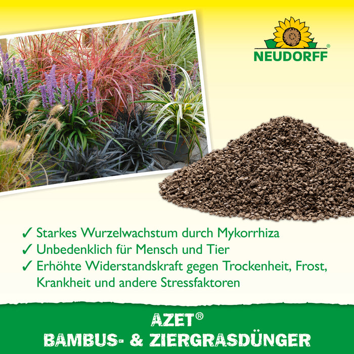 Neudorff Azet Fertilizzante per bambù e erba ornamentale