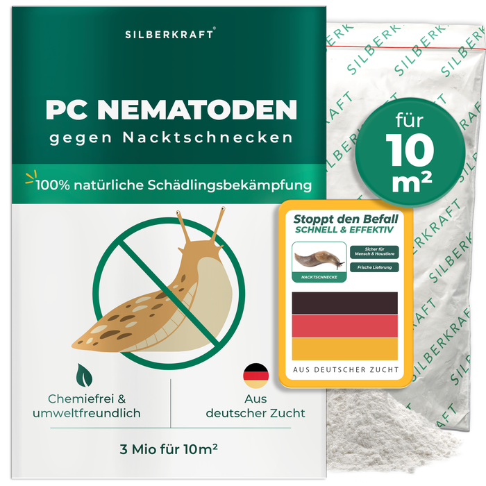 Nematodi PC contro lumache e chiocciole - Silberkraft