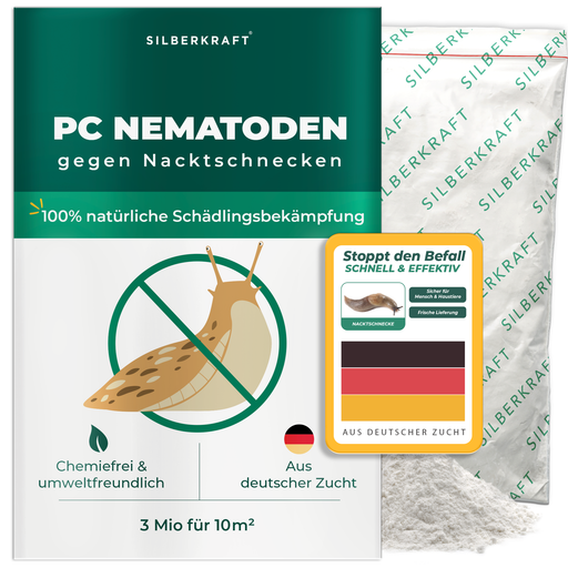 Nematodi PC contro lumache e chiocciole - Silberkraft