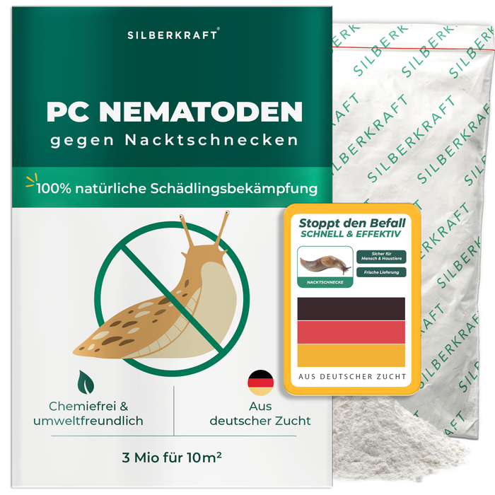 Nematodi PC contro lumache e chiocciole - Silberkraft