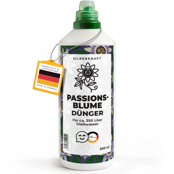 Concime per passiflora - Concime liquido minerale NPK con azoto - Concime per passiflora (Passiflora) - Concime per piante rampicanti - Silberkraft