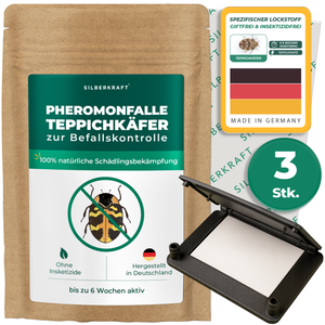 Pheromonfalle Teppichkäfer - Silberkraft