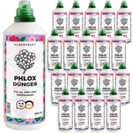 Concime flox - fertilizzante liquido minerale NPK con azoto - fertilizzante per flox - fertilizzante per fiori perenni e da giardino - Silberkraft