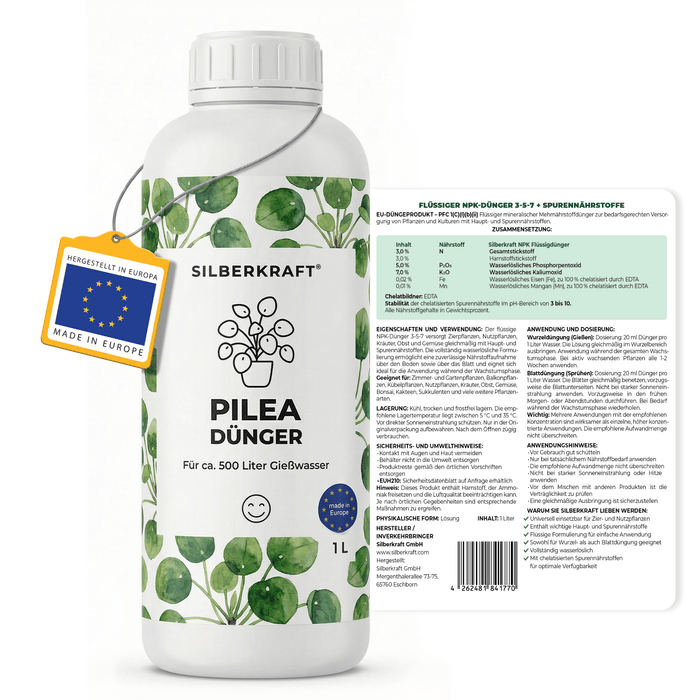 Fertilizzante Pilea - Silberkraft