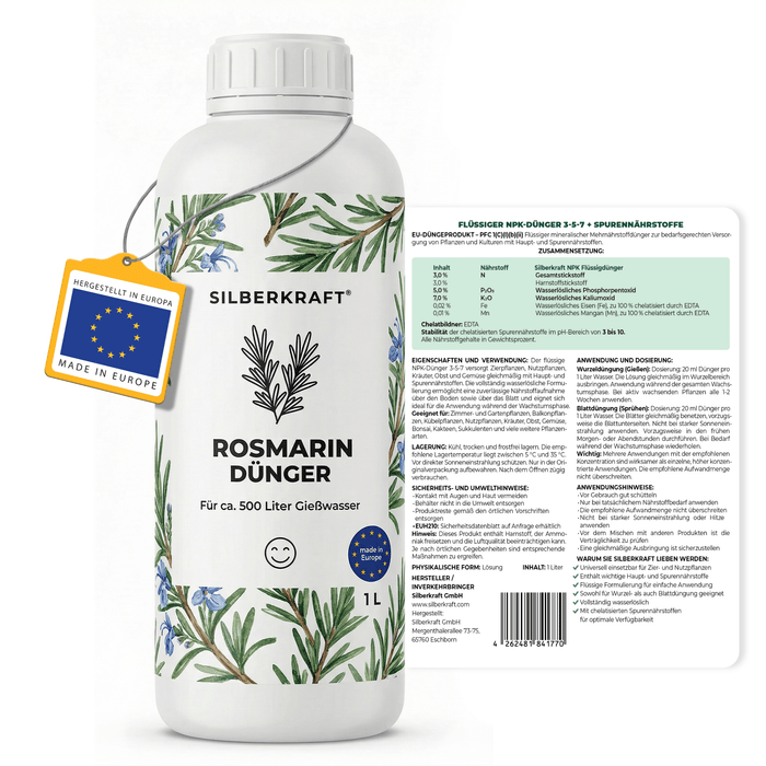 Fertilizzante al rosmarino - Silberkraft