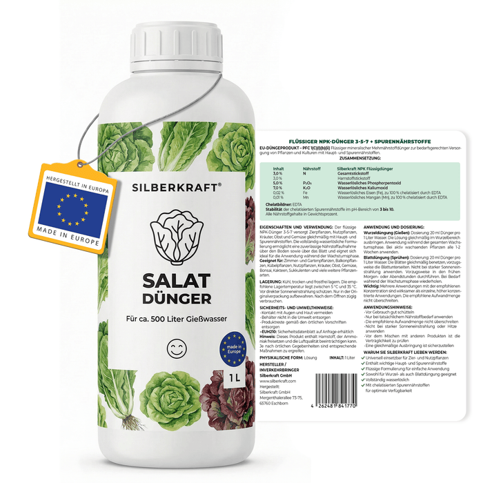 Fertilizzante per insalata - Silberkraft