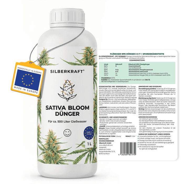 Fertilizzante per fioritura Sativa - Silver Power