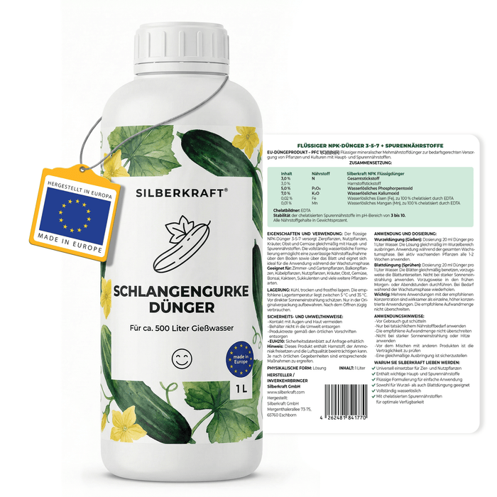 Fertilizzante per cetriolo serpente - Silberkraft