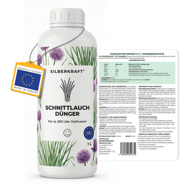Concime all'erba cipollina - Silberkraft