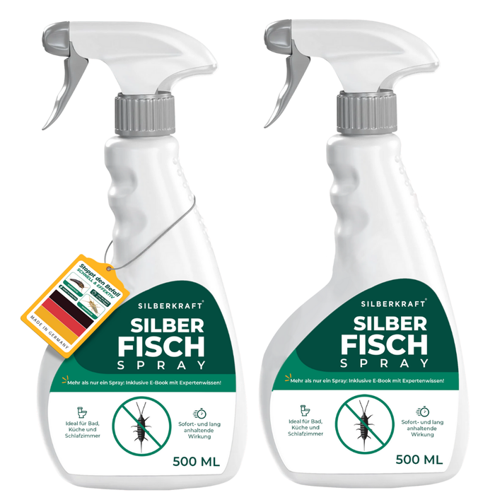 Spray per pesciolini d'argento 500ml incl. e-book - Silberkraft