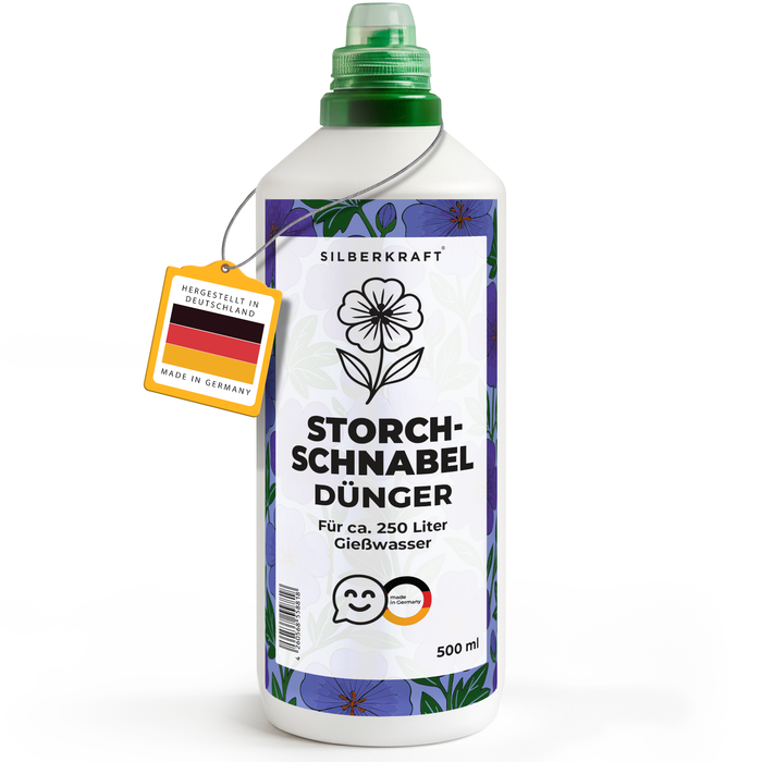 Fertilizzante per geranio – Fertilizzante liquido minerale NPK con azoto – Fertilizzante per gerani (Geranio) – Fertilizzante perenne