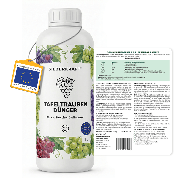 Concime per uva da tavola - Silberkraft