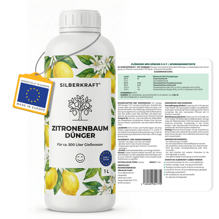 Fertilizzante per alberi di limone - Silberkraft