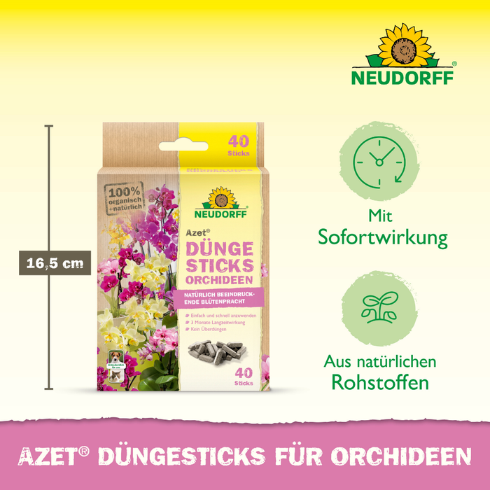 Neudorff Azet bastoncini fertilizzanti per orchidee - Silberkraft