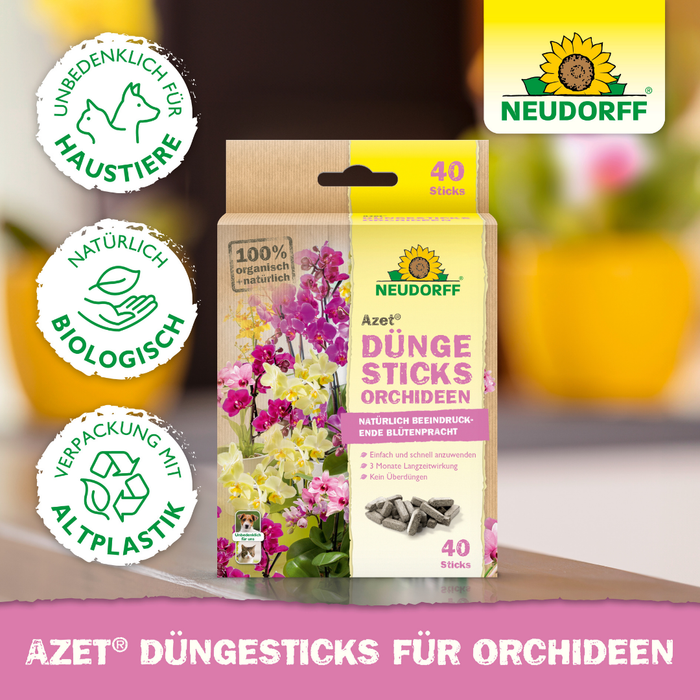 Neudorff Azet bastoncini fertilizzanti per orchidee - Silberkraft