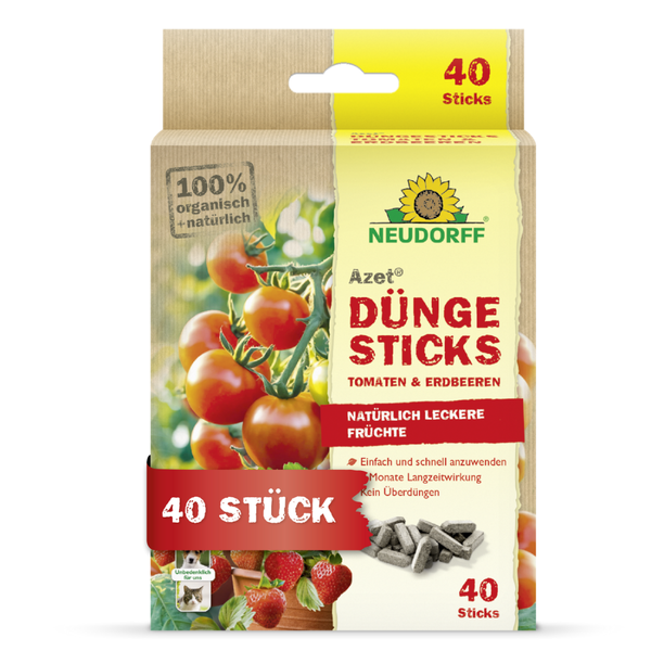 Bastoncini fertilizzanti Neudorff Azet per pomodori e fragole - Silberkraft