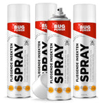 BugPower Spray contro gli insetti volanti 400 ml - ampio spettro d'azione - azione rapida e con effetto abbattente - silver power