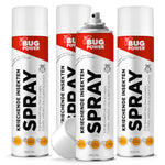 BugPower spray contro insetti striscianti e vespe 400 ml - ampio spettro d'azione - azione rapida & effetto abbattente - silver power
