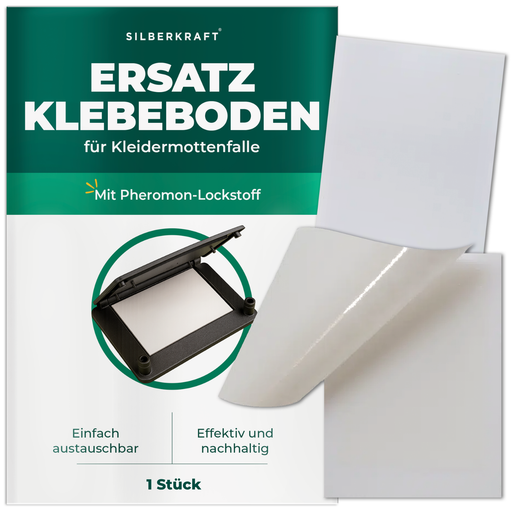 Ersatz Klebeboden für Kleidermottenfalle 1 Stück – mit Pheromon-Lockstoff