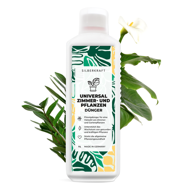Concime universale per piante da appartamento e da giardino - Concime liquido minerale NPK con azoto - Concime per ortaggi - Concime per piante - Silberkraft