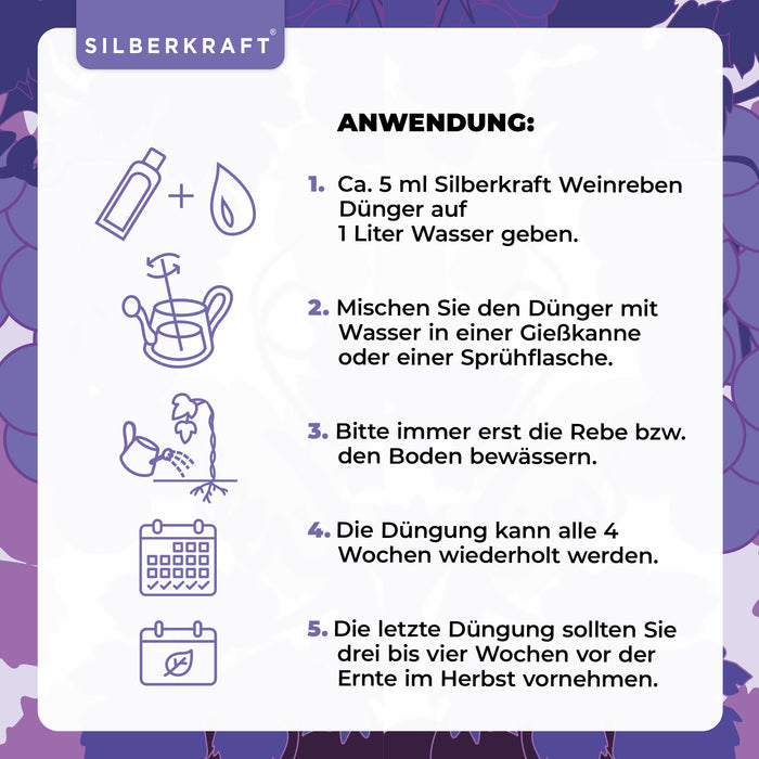 Concime per vite - Concime liquido minerale NPK con azoto - Concime per vite - Concime per vite
