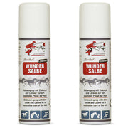 Unguento spray per proteggere e curare la pelle del cavallo