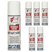 Unguento spray per proteggere e curare la pelle del cavallo
