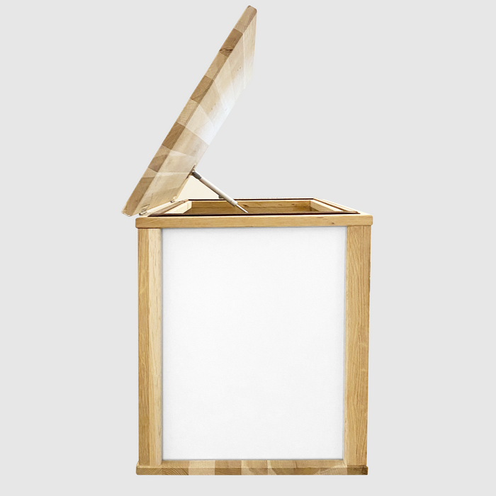 Elegante scatola per lombrichi - compostiera per lombrichi per esterni ed interni - scatola per lombrichi per il balcone come set completo con 500 lombrichi per compost