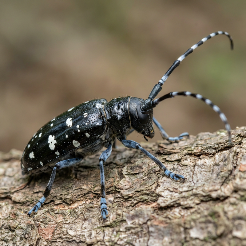 Scarabeo asiatico dalle corna lunghe