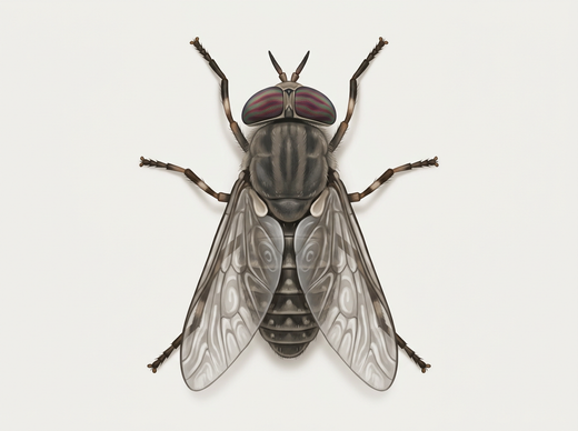 Rainfly (Haematopota pluvialis) dall'alto
