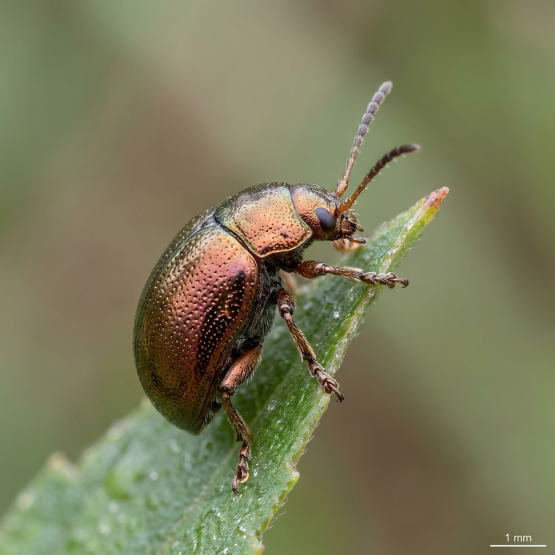 Scarabeo foglia di bronzo