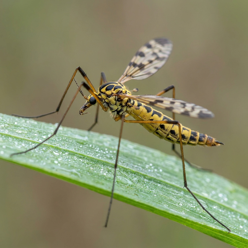 Mosca della gru maculata