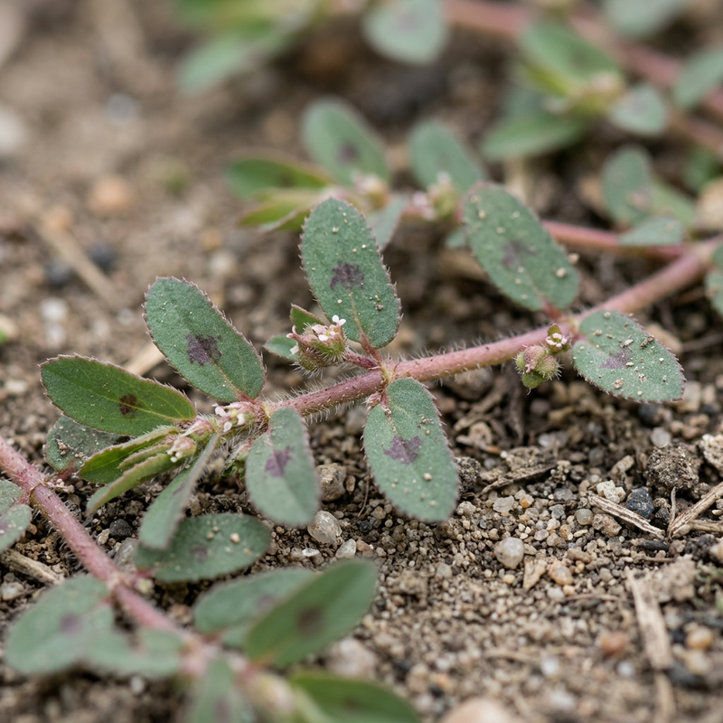 Euforbia maculata (Euphorbia maculata), illustrazione IA