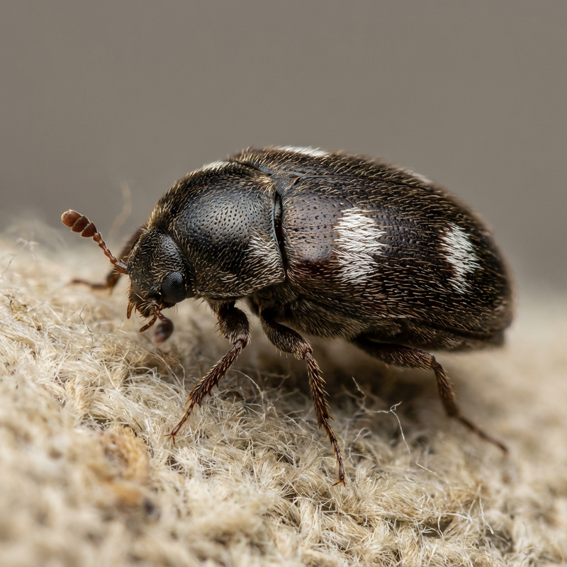Scarabeo di pelliccia maculato