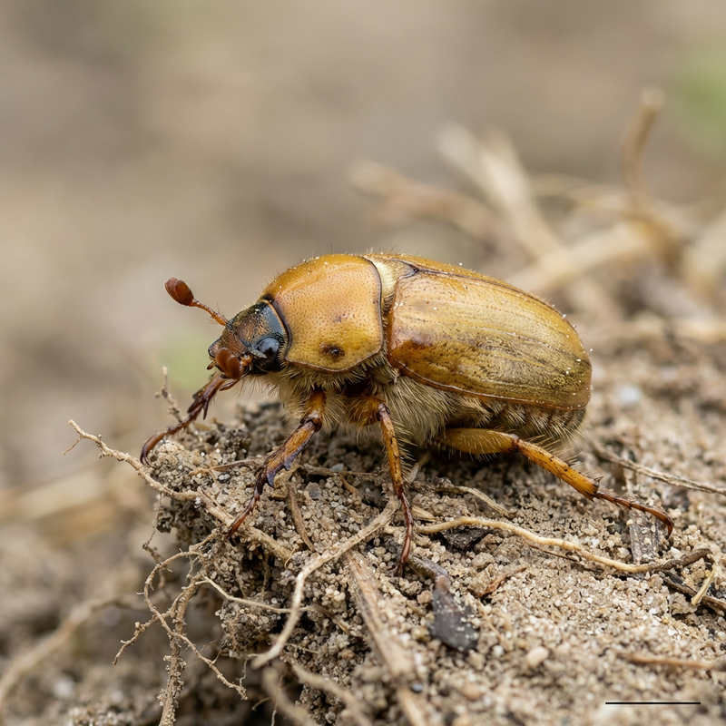 Scarabeo di chiurlo giallo