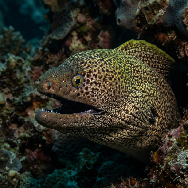 Murena dal bordo giallo