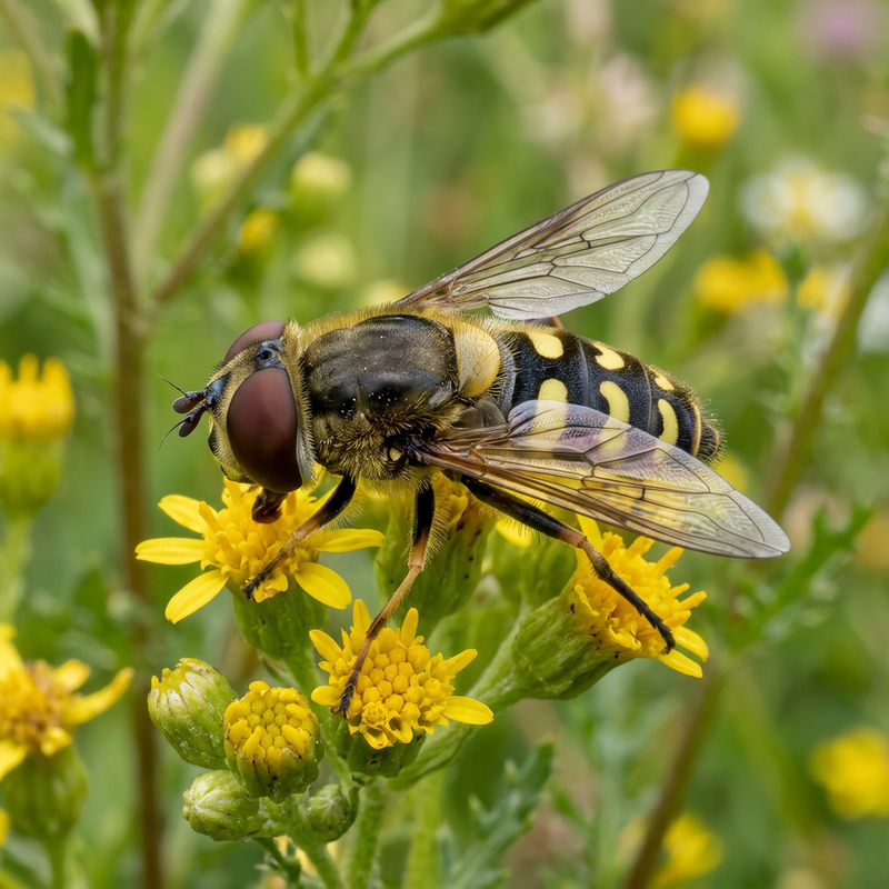 Hoverfly campestre comune