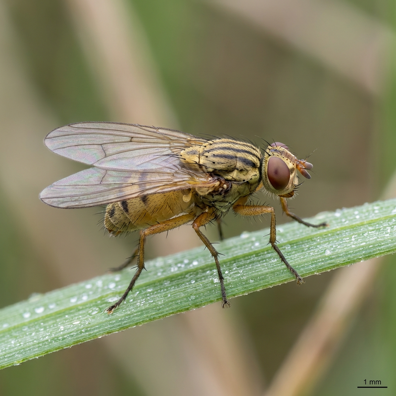Mosca comune del gambo