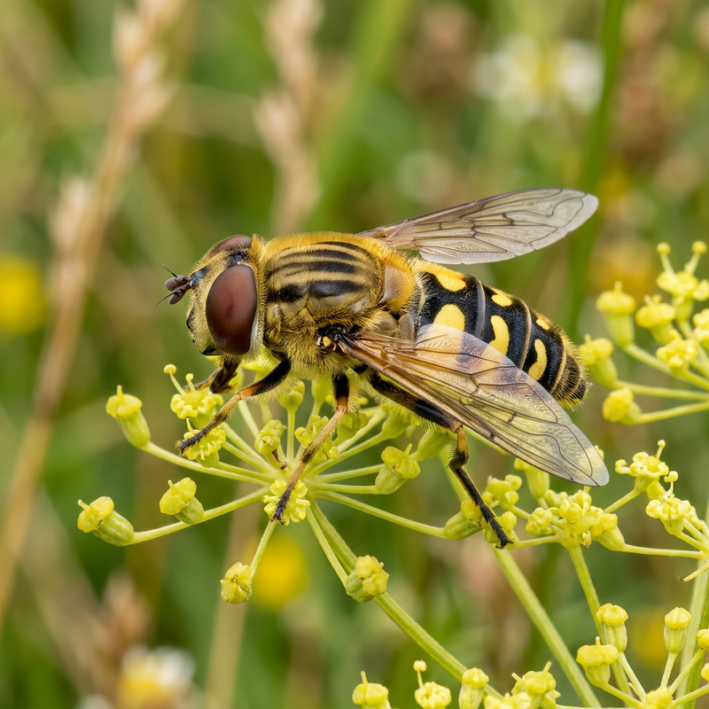 Hoverfly comune a forma di cuneo