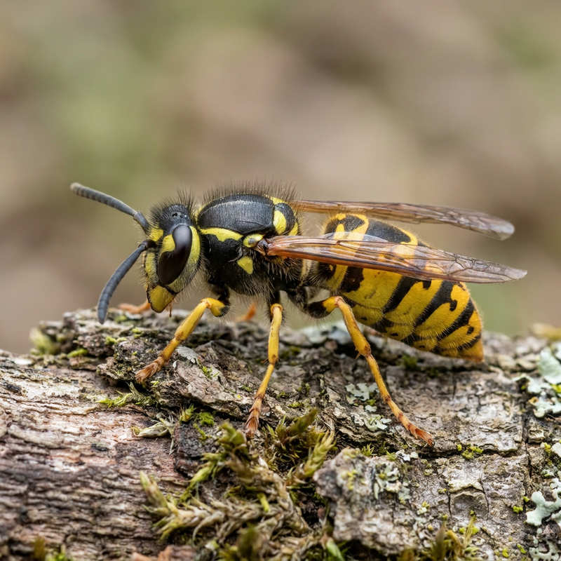 Vespa comune (genere Vespula)