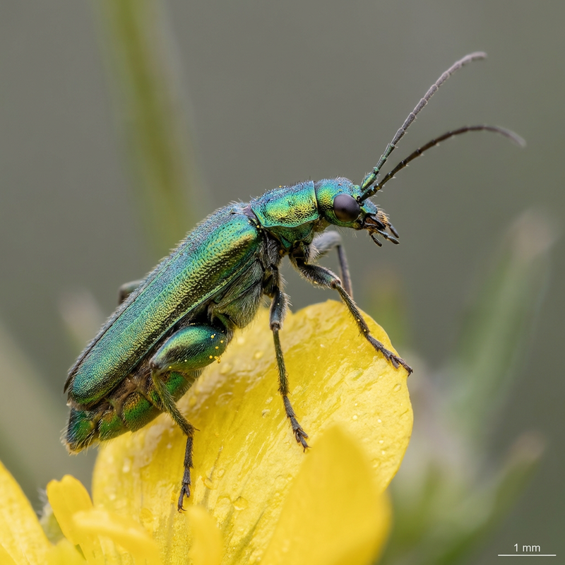 Scarabeo comune dalle corna lunghe