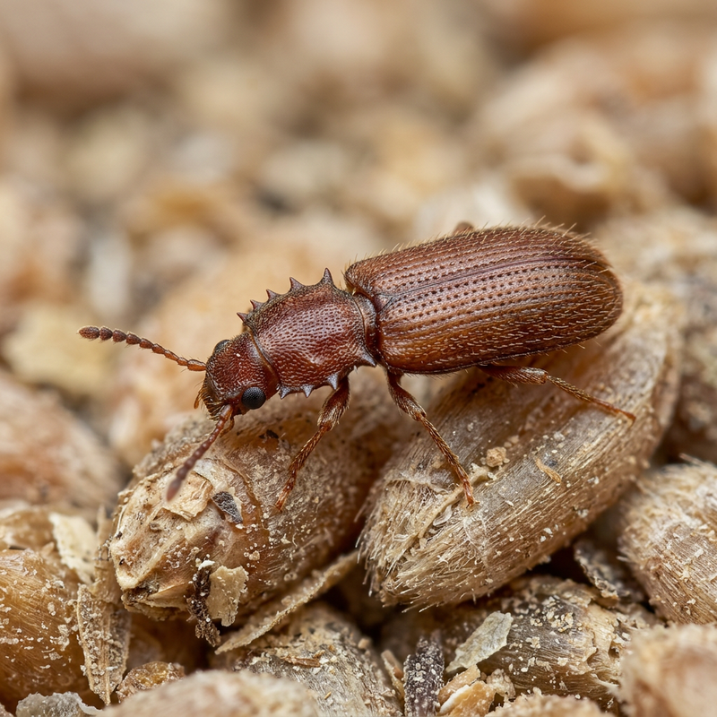 Coleotteri piatti di cereali (gruppo di specie)