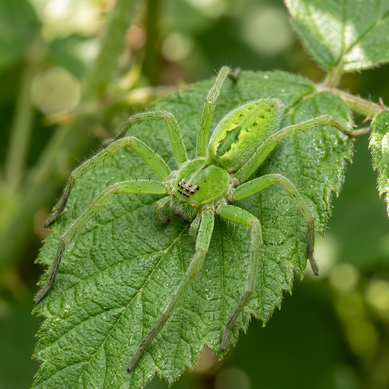 Ragno veloce verde