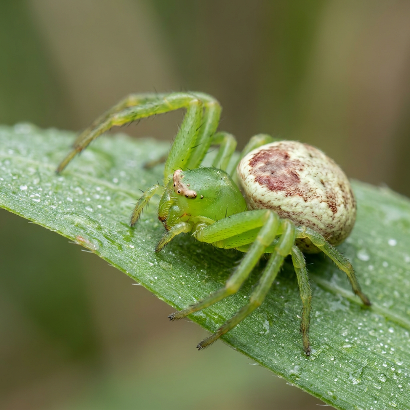 Ragno granchio verde