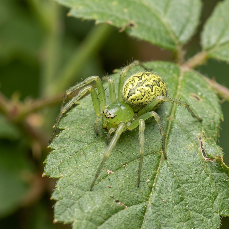 Ragno riccio verde