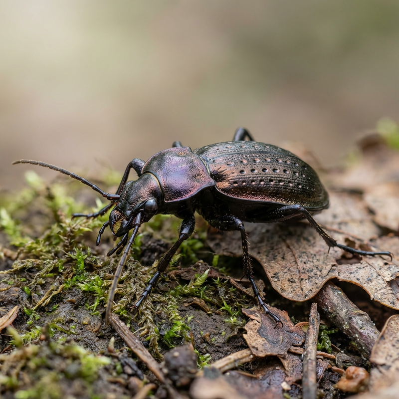 Scarabeo macinato del boschetto